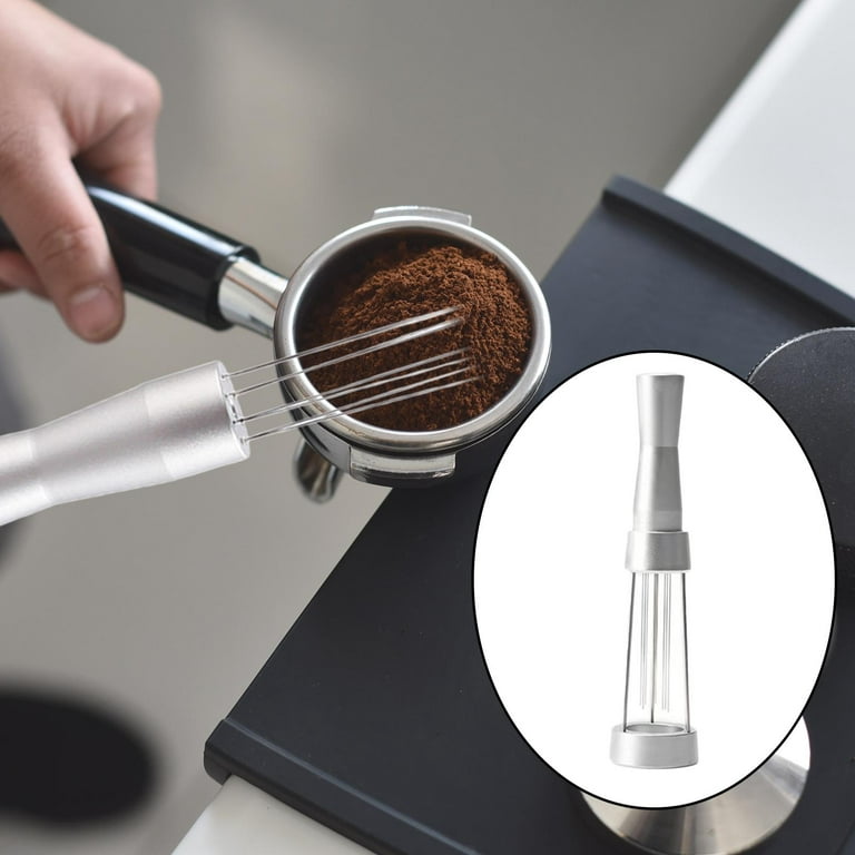 Adjustable Coffee Stirring Tool, Espresso Distribution Tool 8 with Stand  Coffee Grounds Type Distributor for Cafe Home 