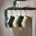 thumbnail image 6 of Christmas Stockings, Embroidered Xmas Stockings, 18" Large Monogram Knitted Xmas Stocking, Christmas Party Fireplace Family Hanging Stocking Decorations(1 Pack), 6 of 9