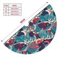 thumbnail image 3 of Yiaed Fish In The Wave Print Christmas Tree Skirt , Tree SkirtsTree Mat for Christmas Winter Holiday Indoor Decorations-48", 3 of 7