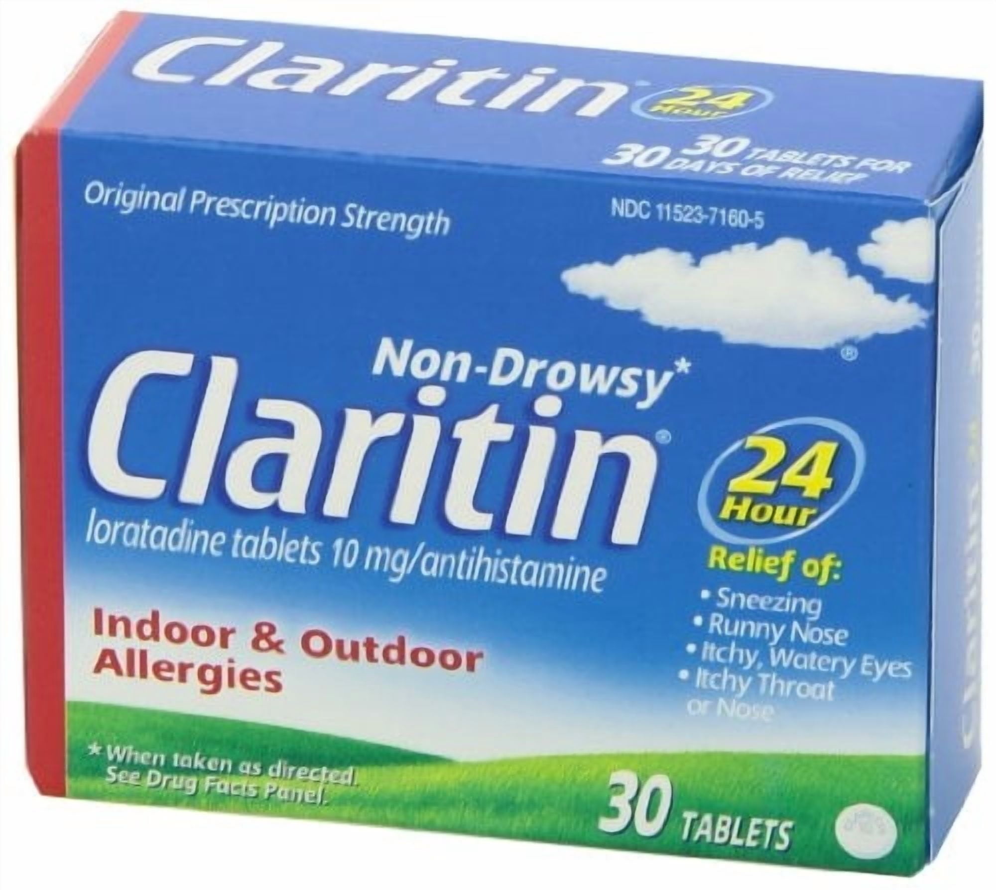 CLARITIN 24 Hour Allergy Tablets 30 Tablets