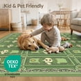 thumbnail image 4 of ODIKA Funky Men Bold Cartoon Motif Bathroom Designer Graphic Flowing Dynamic Pet Friendly & Kids Safe Play for Playroom, Bedroom, Reading Nook, 4 of 7
