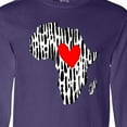 thumbnail image 4 of Inktastic Black History Month Ink Print African Heart Long Sleeve T-Shirt, 4 of 5