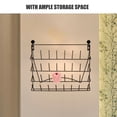 thumbnail image 3 of unbranded 2Ud Rack Colgante De Pared En Hierro Negro Para Y Almacenaje, 3 of 8