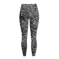 thumbnail image 6 of Renewold Grey Zebra Stripe Womens Yoga Leggings with Pockets Workout Leggings Ankle Pants Full Length High Waisted Slim Running Pants Non See-Through Printed Tights, 3XL, 6 of 8