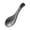 Z-Light Ashy, variant on Asian Soup Spoon with Hook,Soup Spoon with Long Handle Easy to Hold,Heavy-Duty Plastic Japanese Spoon for Ramen,Chinese and Vietnamese Wonton,Dumpling Miso,Rice,Soba,Noodle (Coffee White)