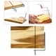 thumbnail image 2 of Tabla de cortar mantequilla y queso de madera dos en uno para carnes, pan y postres. Madera de acacia, 2 of 9
