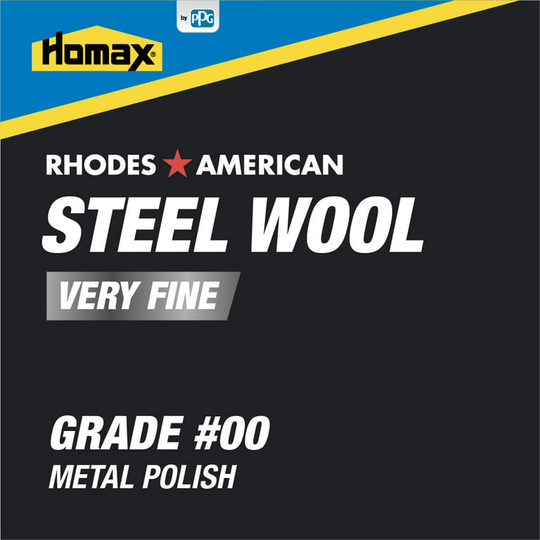 Rhodes American 10121110 Fine Steel Wool Pads for Between Coats, Grade –  Toolbox Supply