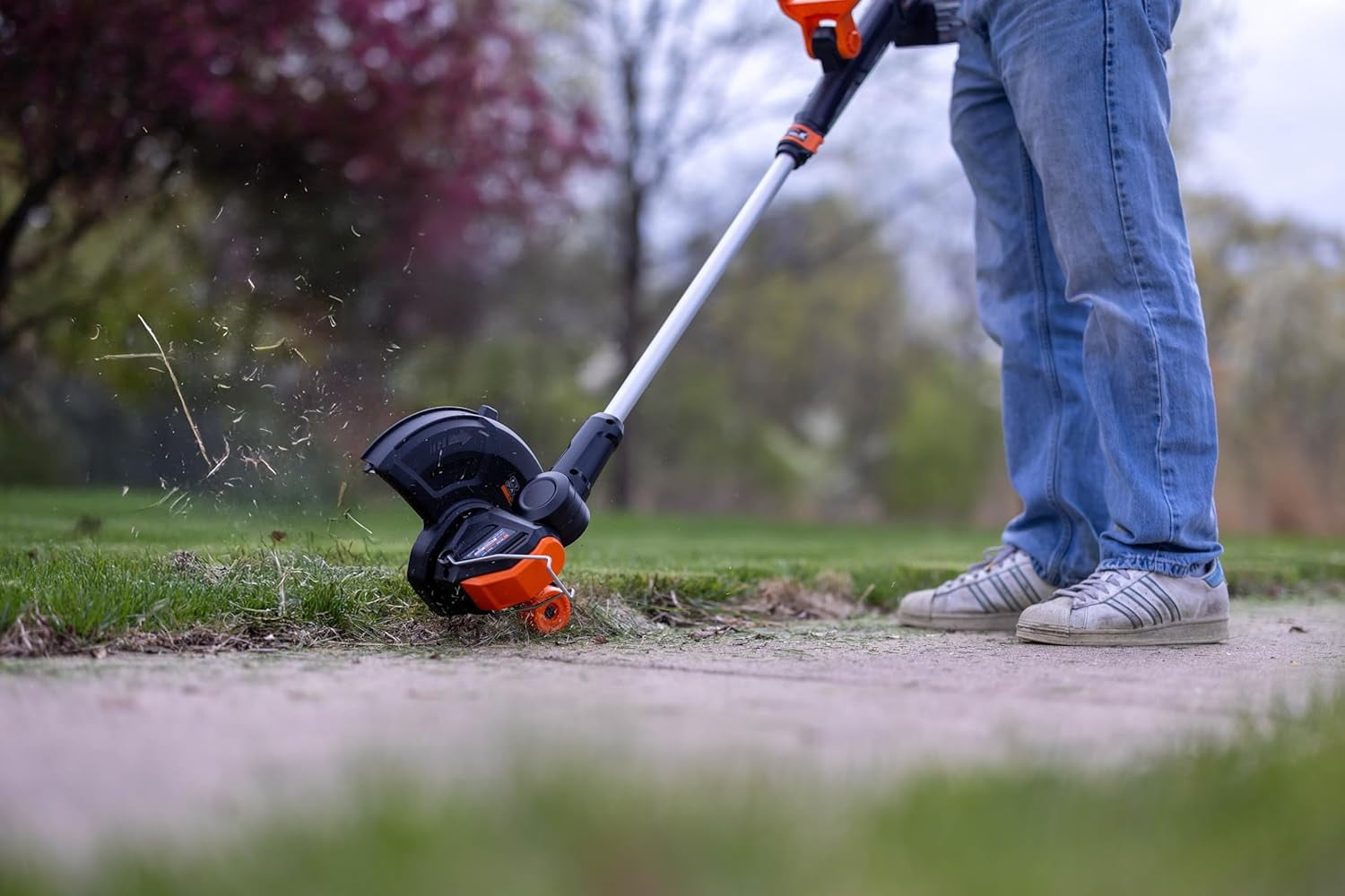 20V Max Cordless 2-in-1 String Trimmer and Edger with 12-Inch Cutting Diameter, 2Ah Battery and Charger (20813)