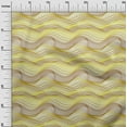 thumbnail image 3 of oneOone Cotton Poplin Yellow Fabric Abstract Stripe Fabric For Sewing Printed Craft Fabric By The Yard 42 Inch Wide, 3 of 5