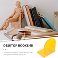 thumbnail image 4 of heka 2 Colored Acrylic Book Ends Non-skid Bookend for Home Office Orange, 4 of 4