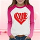 thumbnail image 1 of Blusas y camisas de manga larga y cuello redondo para niños y niñas, blusa informal de moda con bloques de color, manga larga y cuello redondo, estampado, para niñas de 2 a 15 años., 1 of 9