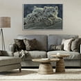 thumbnail image 2 of Stupell Industries Snow Leopard Cuddle Gray Framed Giclee Art design by Collin Bogle, 20 x 30, 2 of 8