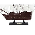 thumbnail image 2 of HANDCRAFTED NAUTICAL D√âCOR Wooden Caribbean Pirate White Sails Model Pirate Ship 12", 2 of 2