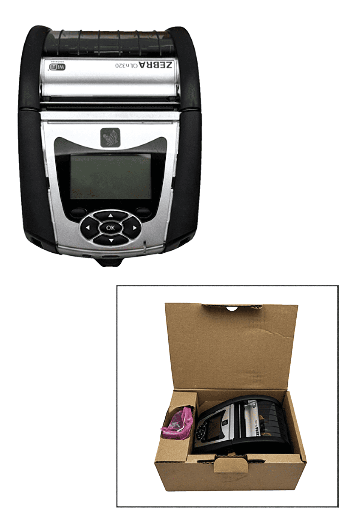 Unused Zebra QLN320 Handheld Thermal Printer - W/ Battery Included (PN: QN3-AUNA0E00-05) (Like-New)