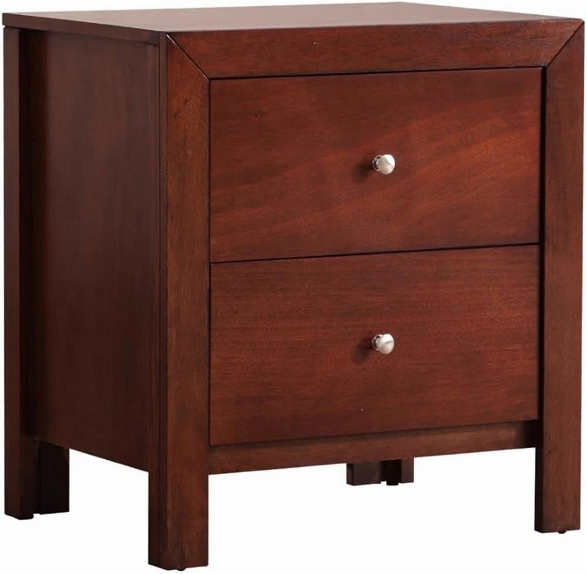 Glory Furniture Burlington Night Stand in Gray Color