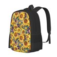 thumbnail image 6 of Sigee Sunflowers Vintage for Simple large capacity backpack Travel Laptop Backpack, Business for Travel and Daily Use, 6 of 9