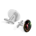 thumbnail image 3 of Flamingo Elegant Stainless Steel Cufflinks for Formal Attire - for Weddings and Business Meetings, 3 of 6