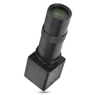 300X Adjustable Zoom C Mount Lens For Industrial Microscope Cameras - 0.7X To 4.5X Magnification