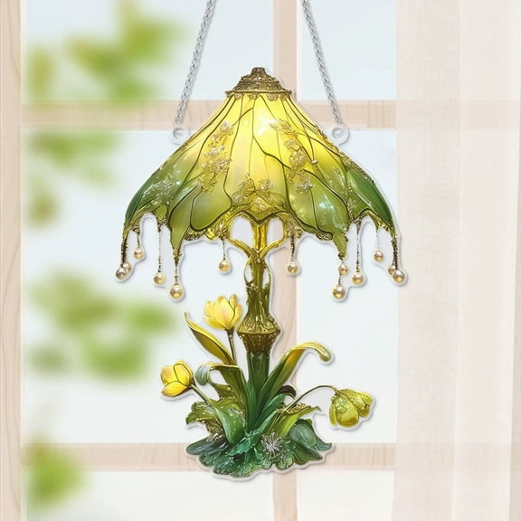 Chanana Lily Acrylic Sun Catcher, Colorful Window Sun Catcher for Bedroom Living Room Wall Home Décor