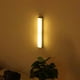 thumbnail image 4 of Luz LED en el alféizar de la ventana con sensor de movimiento - Tira de luz LED recargable por USB, luz blanca y cálida, 30cm/11,8 pulgadas, soporte magnético para armarios, pasillos, dormitorios, 4 of 9