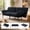 Black-1682, variant on BSHTI 70.87" Convertible Futon Sofa Bed, Linen Fabric 2-Seater Sleeper Couch with 5-Level Adjustable Backrest & Armrests for Living Room, Office, Guest Room, Small Spaces