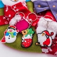 thumbnail image 3 of BERTDOMD 30 pcs Christmas Keychain Santa Claus Snowman Keychain Christmas Party Favors, 3 of 6