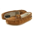 thumbnail image 6 of Clarks Women's Suede Moc Indoor and Outdoor Slipper 8 M US, Cognac, 6 of 6