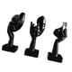 thumbnail image 2 of 3 estatuas de pensadores, figuras modernas, decoraciones de escritorio coleccionables abstractas negro, 2 of 9