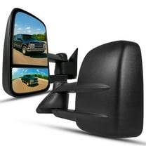 Spec-D Tuning Manual Towing Tow Hauling Side Mirrors Compatible with 1988-1998 Chevrolet Chevy C/K 1500 2500 3500 Left   Right Pair