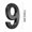 J, variant on Bwiyojiz Kitchen Decor Accessories 3 Inch Black Modern House Numbers Mailbox 0-9 Self-Adhesive Street Door Home Address Metal for Outside or Inside Signs Easy Install, Gifts for Mom, Black
