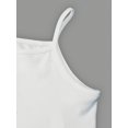 thumbnail image 5 of Girls 3‑Piece Outfit Mesh Short Sleeve Shrug Star Print Cami Tank Top and Elastic Waist Wide Leg Cargo Long Pants Casual Fashion Clothing Set for Kids Daily Party Wear(Red,10-11 Years), 5 of 7