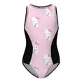 thumbnail image 5 of Hello Kitty Girls One Piece Swimsuits Hawaiian Summer Swimwear Beach Bathing Suit Outfits, 5 of 7
