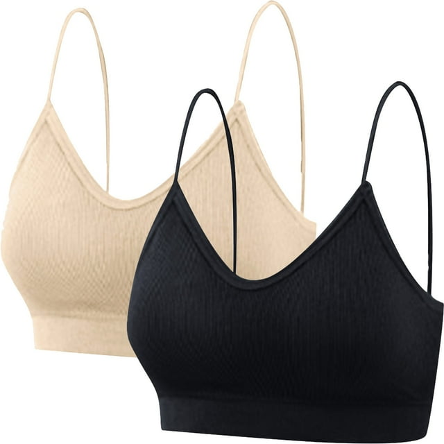 WZXFASHION Lady's Two Piece Set Top Strap Breast Pad Thread Plus Size Underwear Bra K XL