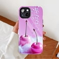 thumbnail image 2 of Charming Pink Cherry Phone Case for Women Stylish Durable Protective Cover Compatible with iPhone 11/12/13/14/15/16 (Pro Max/Plus), 2 of 9