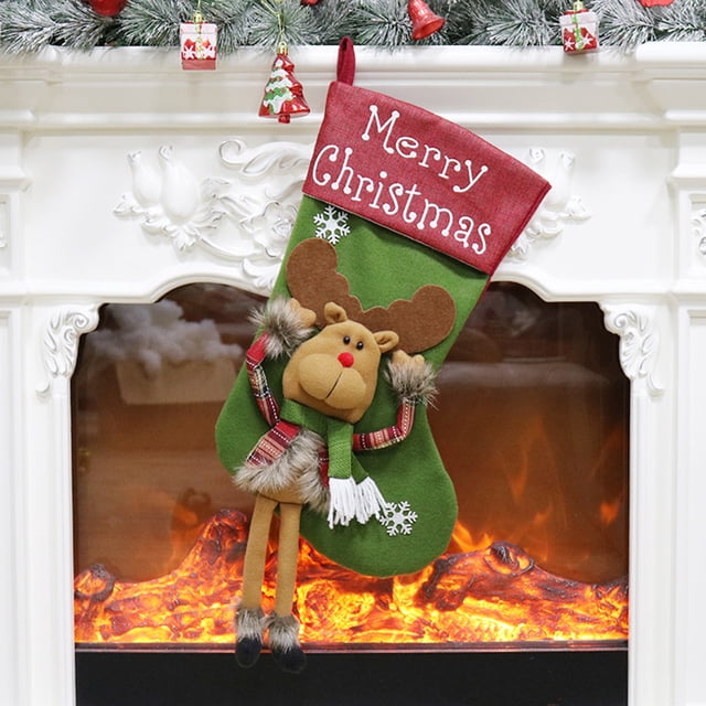 Fiudx Media Navideña con Diseño de Copos de Nieve, Tela Elegante, Decoración Navideña, Ideal para Fiestas Navideñas En Casa, Ambiente Cálido y Festivo, 25 X 60 Cm.
