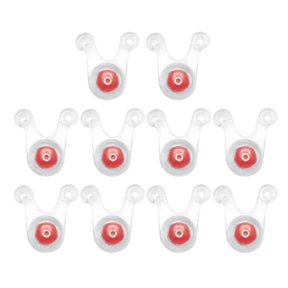 LIANGXR 10Pcs LED Camping Rope Hanging Light, Camping Rope Warning Guard Camping Tent String Rope Warning Light