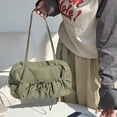 thumbnail image 1 of Bolso De Hombro Plisado Damen-Achseltasche mit Kordelzug, lässig, leicht, lässig, Reisetasche (grün), 1 of 8