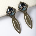 thumbnail image 3 of Deer Vintage Copper-Colored Lace Bookmarks: Stainless Steel Book Marks for Readers and Book Lovers - Set of 2, 3 of 5