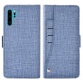 thumbnail image 4 of Huawei P30 Pro Wallet Case Huawei P30 Pro Cover Premium PU Leather Folio Flip Notebook Cover Vogue Business with Credit Slots Wallet Case for Huawei P30 Pro - Blue, 4 of 5