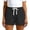 Black, variant on Women's Gym Workout Athletic Shorts Summer Lightweight Quick Drying Running Shorts with Pockets by Yigetop Black L