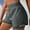 Dark Gray, variant on Women’s 2 in 1 Running Shorts High Waist Athletic Workout Gym Shorts with Liner and Drawstring