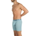 thumbnail image 2 of Men's Obviously A09 PrimeMan AnatoMAX 6 Inch Boxer Brief (Ice Blue S), 2 of 4
