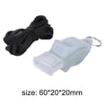 thumbnail image 2 of Plastic Soccer Cheerleading Tools School Cheerleading Outdoor Loud Whistle Seedless Whistle Big Sound Whistle Referee Whistle, 2 of 5