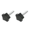 thumbnail image 2 of Unique Bargains 2pcs M10 x 50mm Male Thread 38mm Star Shaped Head Clamping Knob Handle, 2 of 4