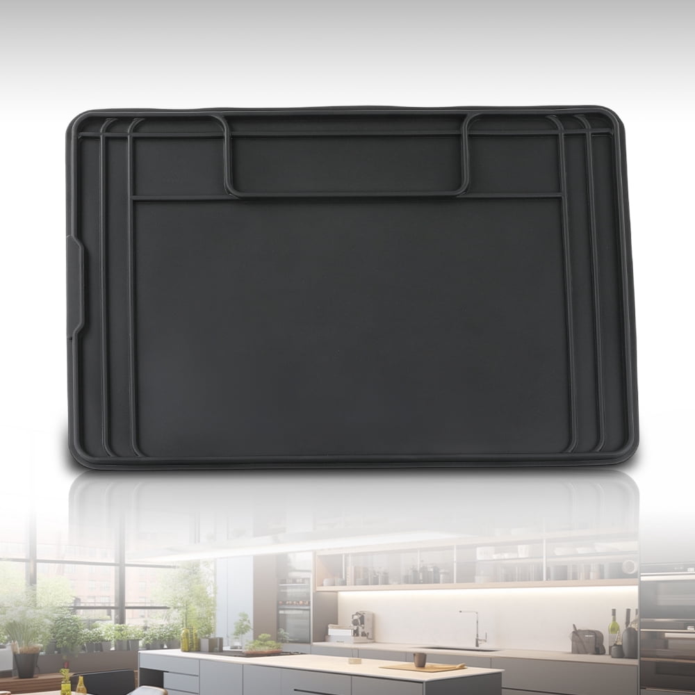 Mat for Kitchen Bathroom 28” x 19” Inches - Durable Fit For Under Sink Liner