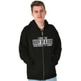thumbnail image 4 of Body Of God Buddha Exercise Fitness Men's Big & Tall Graphic Zip Up Hoodie Brisco Brands 2X, 4 of 5