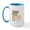 White/Blue Inside, variant on CafePress - Reduce Reuse Recycle. Think G Large Mug - 15 oz Ceramic Large White Novelty Mug