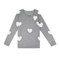 thumbnail image 5 of Tricot pour Femmes Saint-Valentin Doux Confortable Coupe Ample Décontracté Hiver Chaud Col Roulé Haut, 5 of 5