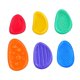 thumbnail image 3 of 6 piezas de piedra sensorial para adultos con textura suave, piedra de preocupación, juguete Montessori, juguetes antiestrés para niños de 2, 3, 4 y 5, 3 of 8