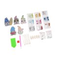 thumbnail image 3 of Rhinestone Art Ornaments Key Chain, Shiny Rhinestones Enjoy DIY DIY Rhinestone Painting Keychains Cute Dwarfs  For Home ANGGREK Rhinestone Art Ornaments Key Chain, 3 of 8